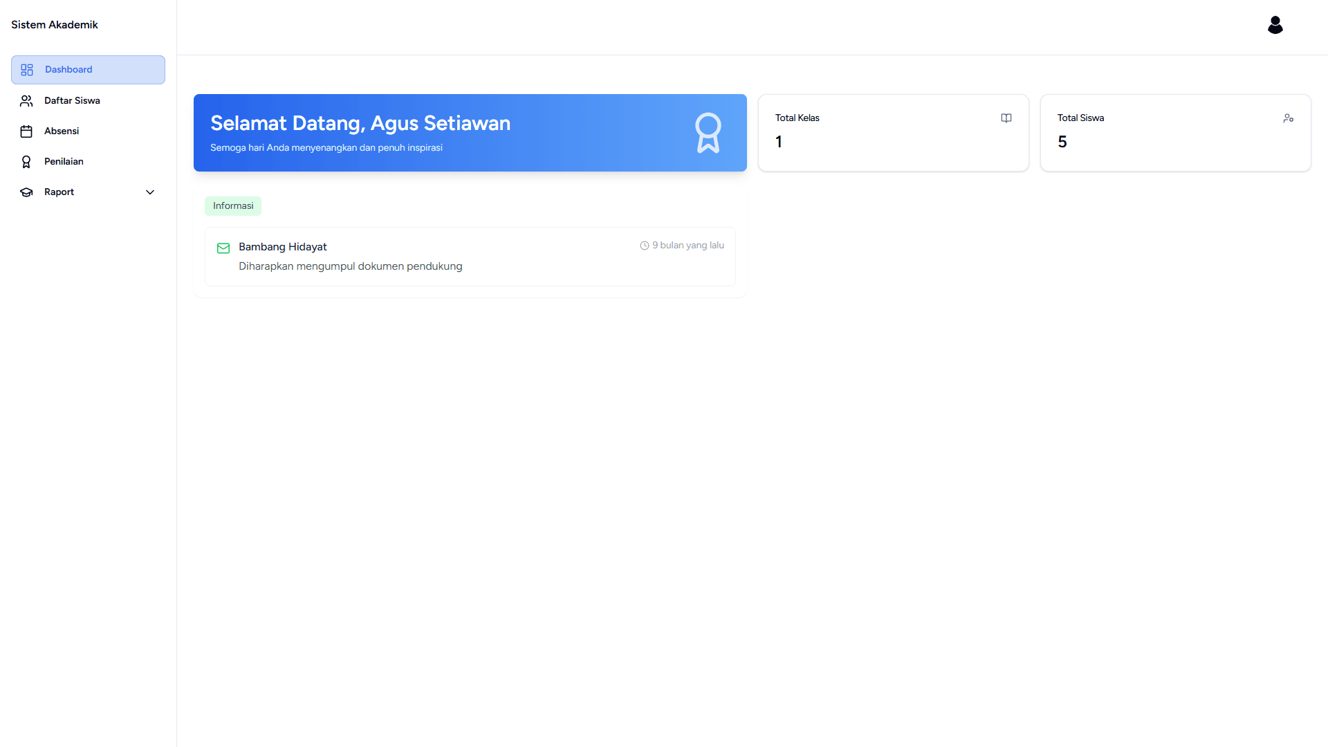 Sistem Akademik Sekolah screen 4
