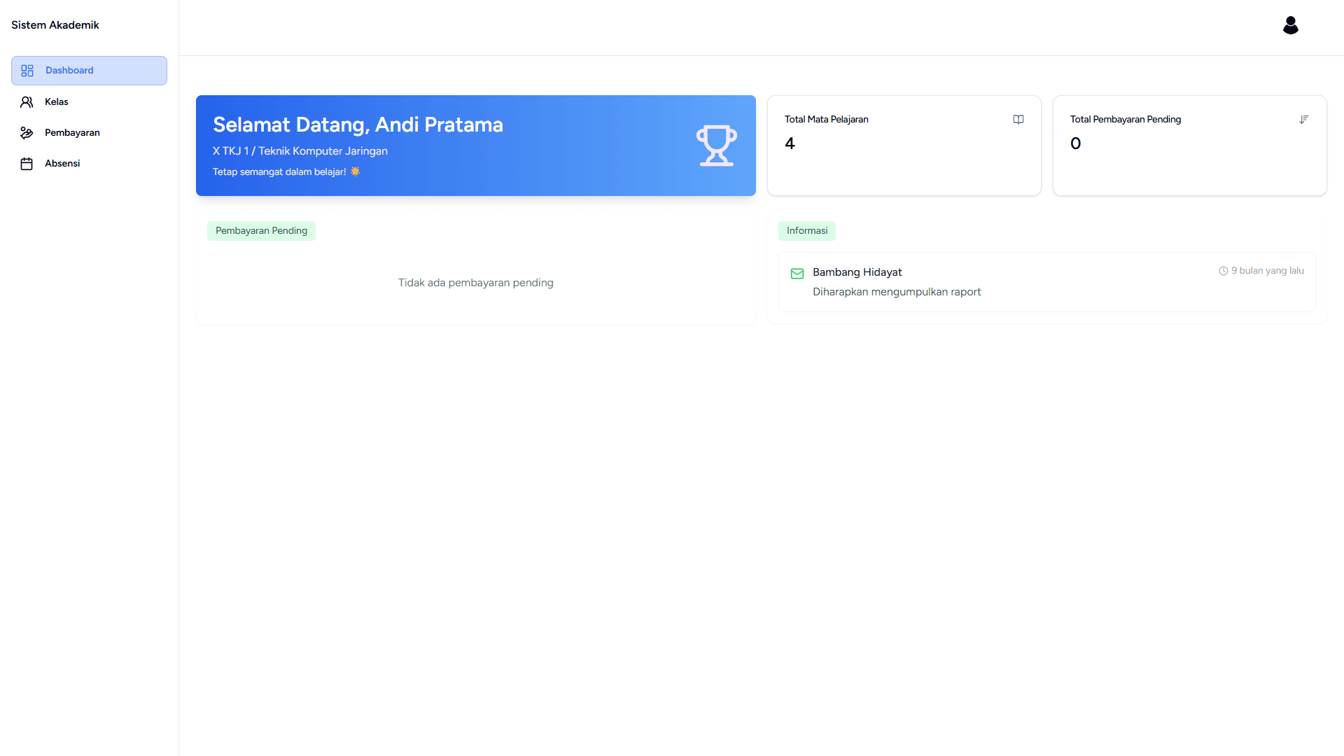 Sistem Akademik Sekolah screen 10