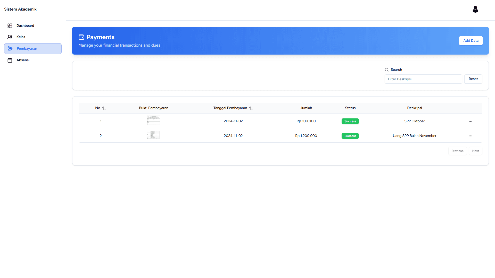 Sistem Akademik Sekolah screen 11