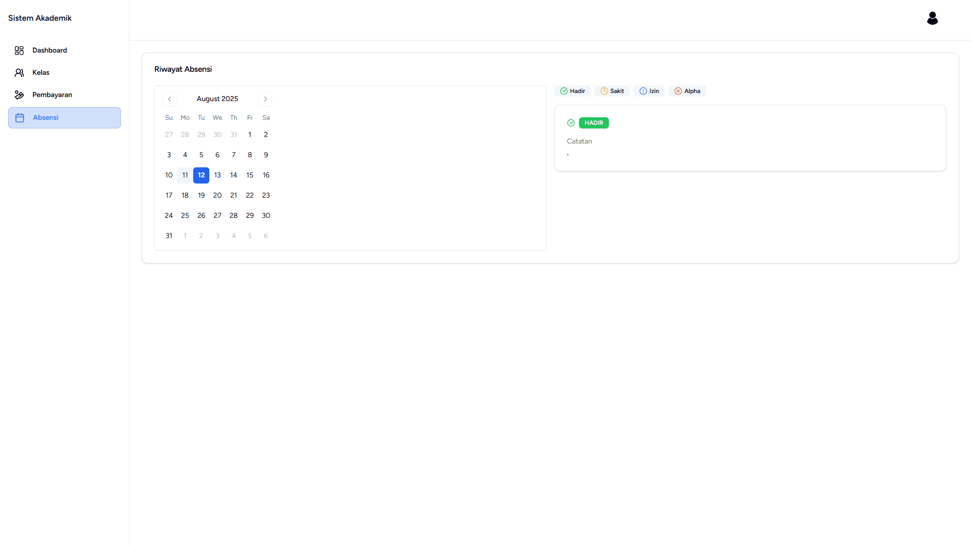 Sistem Akademik Sekolah screen 12
